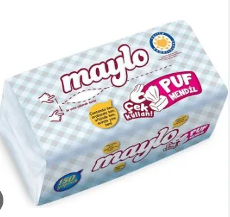 Photo produit — MAYLO POP-UP TISSUES 3LAYERS 150*18 — LİLA KAĞIT Essuie-tout en gros — Aïntab Gross
