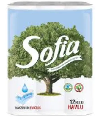 Photo produit — SOFIA TOWEL 12PCS*4 — LİLA KAĞIT Essuie-tout en gros — Aïntab Gross