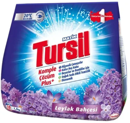 Photo produit — TURSIL MATIC 1.5 KG WITH LILAC GARDEN *9 — HENKEL Lessive en poudre en gros — Aïntab Gross